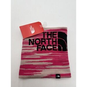 The North Face Youth Neck Gaiter Pink Camo Logo Winter Ski NWT Medium